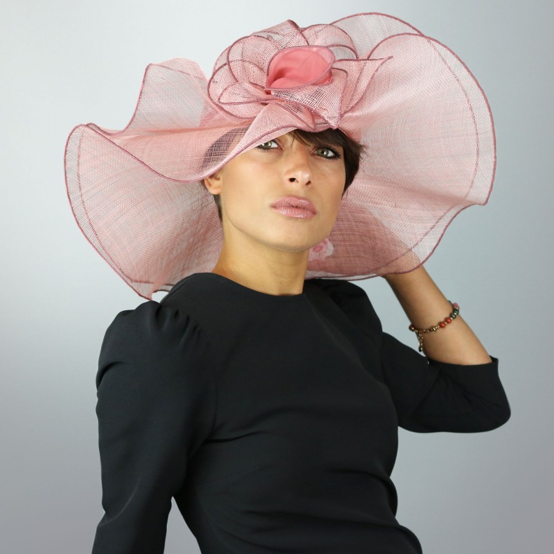 Elegant pink ceremony hat Abba | Complit