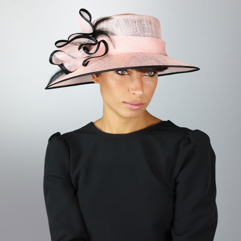 Cappello da cerimonia rosa Chiku | Complit