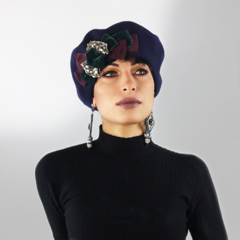 Ecate - Basco cappello in lana da donna