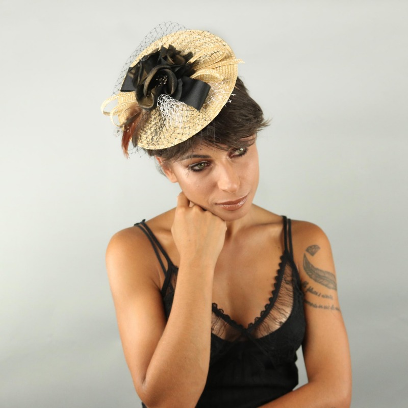 Fascinator elegante da cerimonia Sahia | Complit