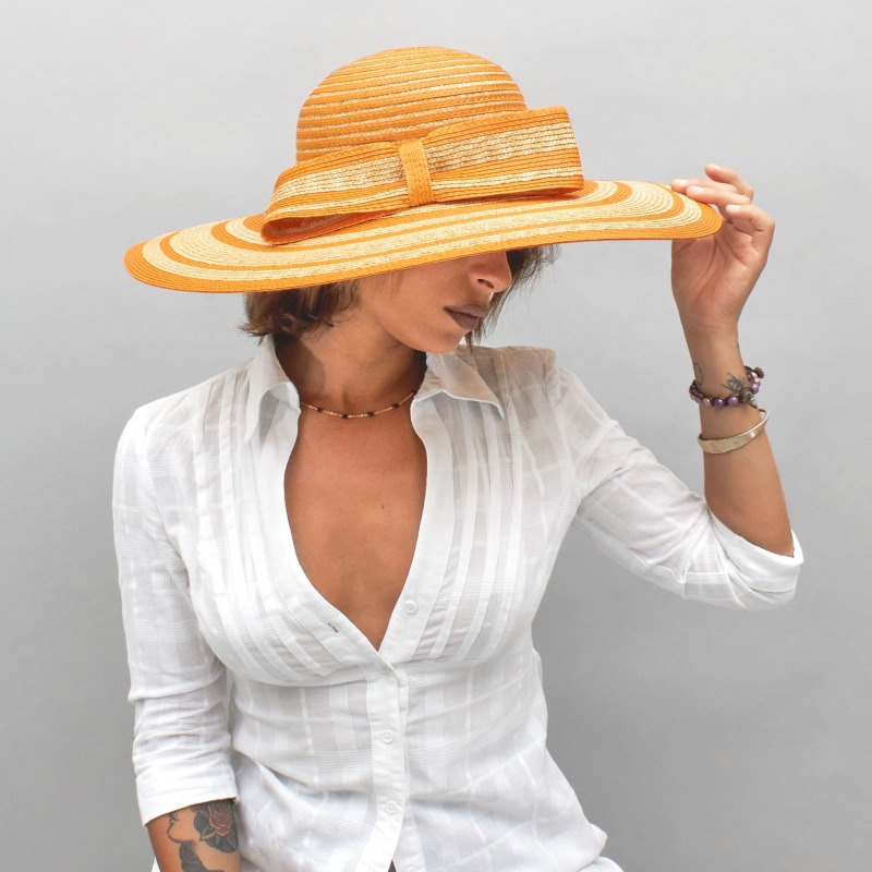 Wide brimmed straw hat Mansi| Complit
