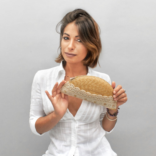 Straw clutch bag Hollys| Complit