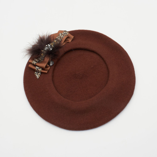 Cappello Basco donna con piume | Complit 2