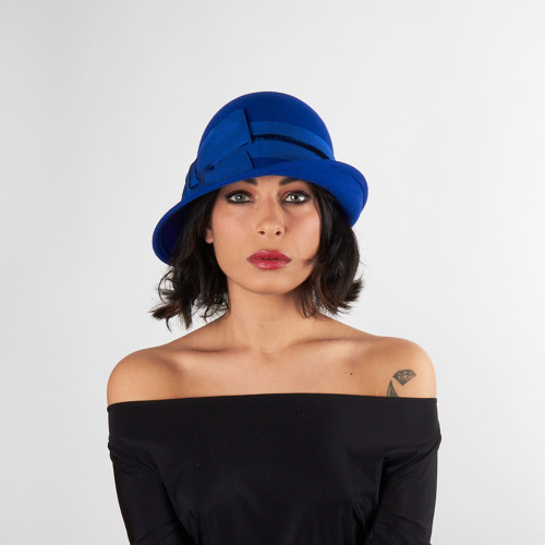 Cappello Invernale Donna In Maglia Con Fiori – Berretto Caldo Foderato In Pile – Taglia Unica, Visiera E Design Basco