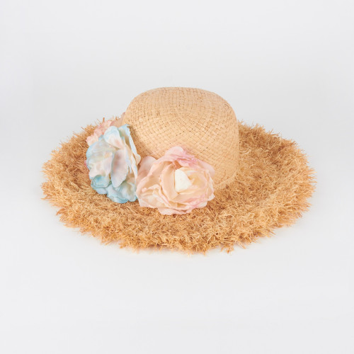 Women's raffia hat with flowers | Complit 2