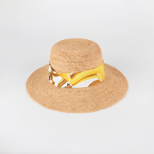 Cappello da donna in rafia crochet Olivien 2