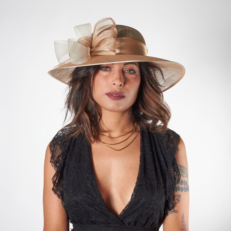 Elegant ceremony hat with bow | Complit