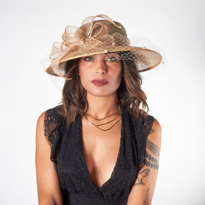 Women's ceremony hat with veil | Complit