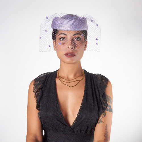 Fascinator with ceremony veil | Complit