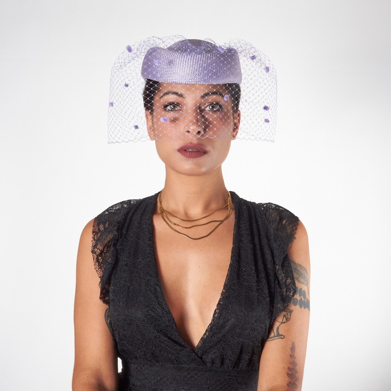 Fascinator with ceremony veil | Complit