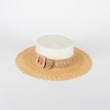 Women's two-tone straw hat | Complit