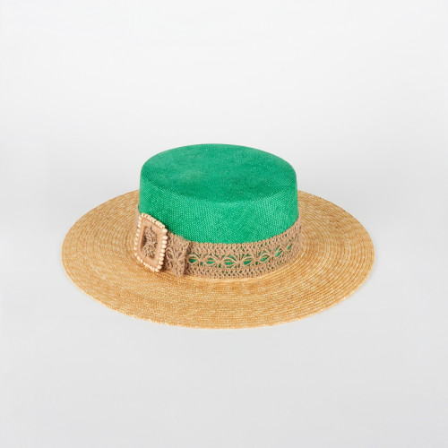 Women's two-tone straw hat | Complit 2