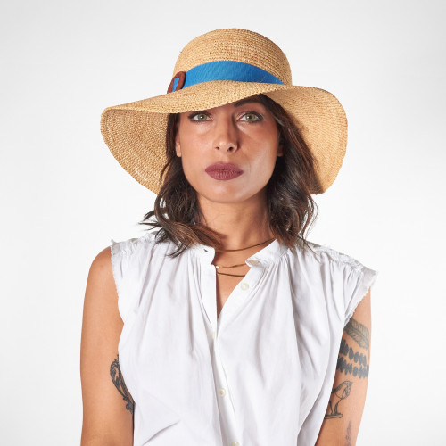 Cappello crochet in rafia da donna | Complit