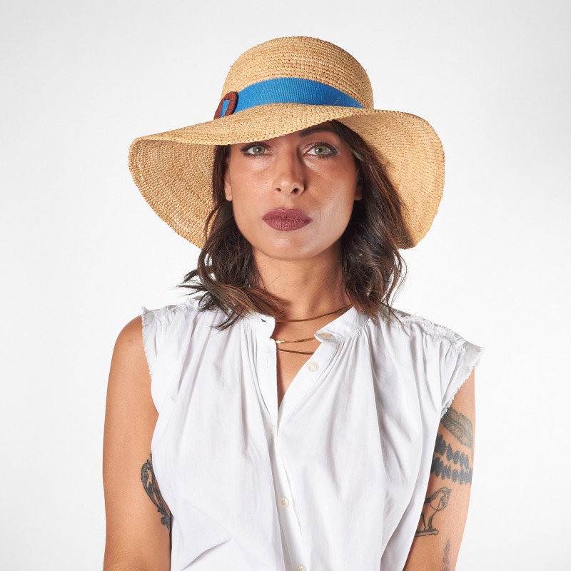 Cappello crochet in rafia da donna | Complit