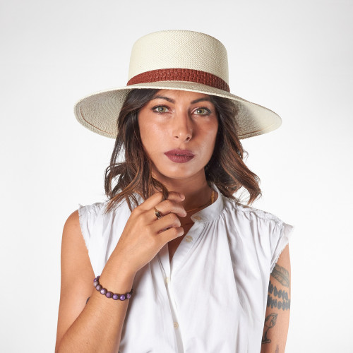 Cappello Panama donna bianco Calienne | Complit