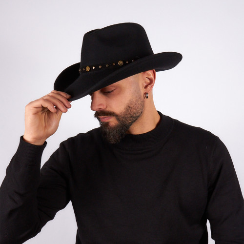 Cappello Cowboy Unisex con Borchie | Complit