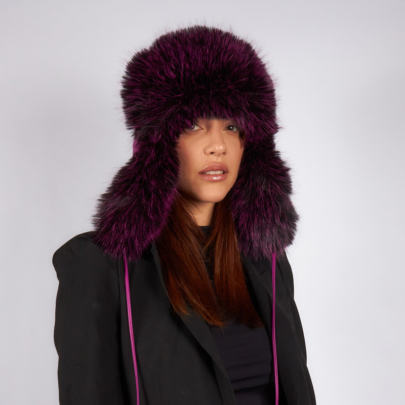 Aviator Hat in Faux Leather | Complit
