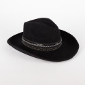 Cappello Cowboy Donna in Feltro con Paillettes