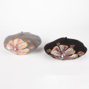 Basco donna in lana con perle e fiore | Complit
