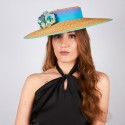 Women's straw hat with flowers | Complit