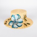 Cappello di paglia con decoro floreale | Complit