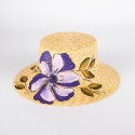 Cappello di paglia con decoro floreale | Complit