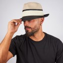 Cappello estivo uomo in treccia bicolor | Complit