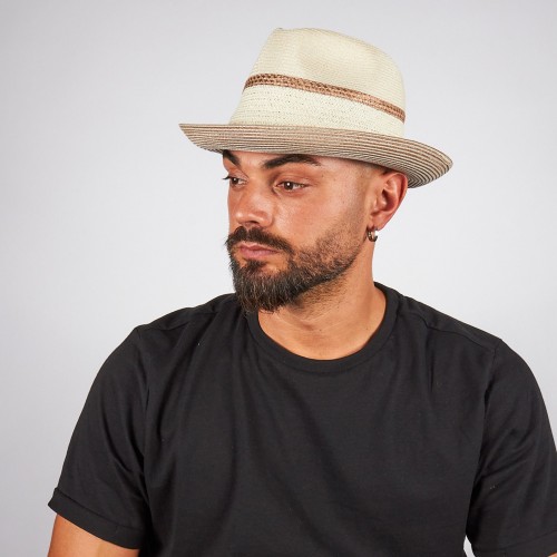 Men's Summer Hat in Bicolor Braid | Complit
