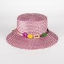 Cappello di paglia donna con charme colorati | Complit