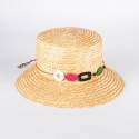 Cappello di paglia donna con charme colorati | Complit