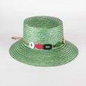 Women's straw hat with colorful charms | Complit
