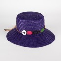 Women's straw hat with colorful charms | Complit