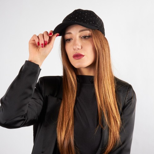Cappellino da donna con visiera e strass | Complit