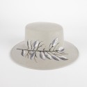 Cappello da donna invernale dipinto a mano