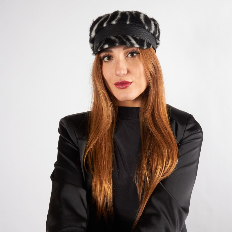 Women’s Zebra Print Captain Hat | Complit