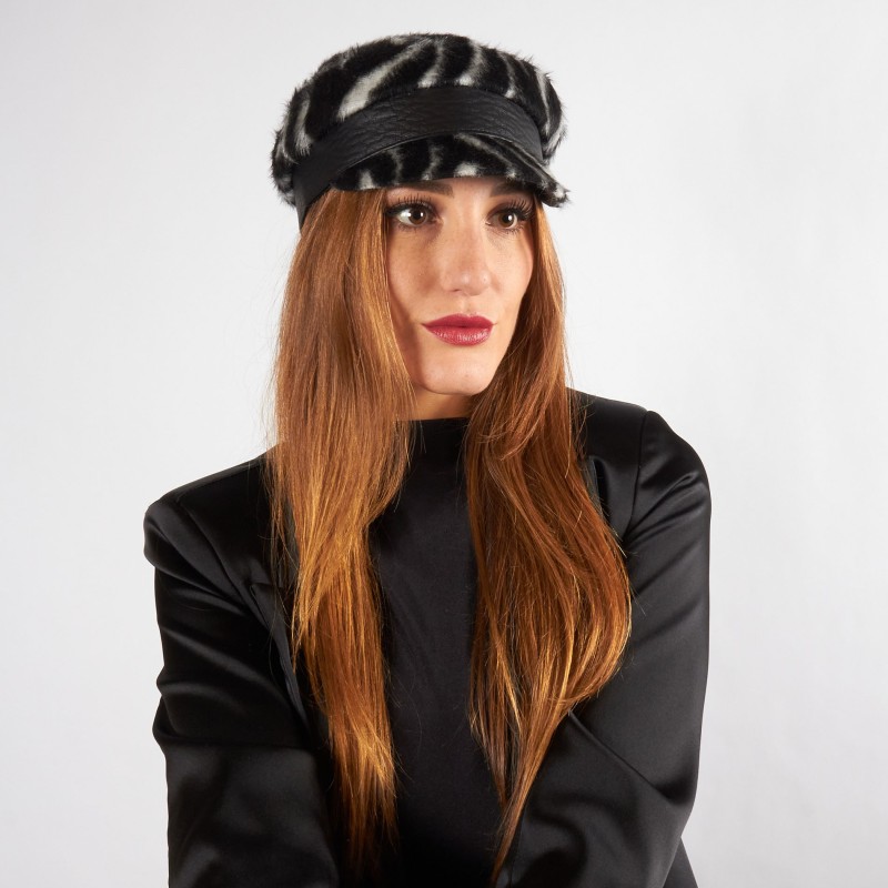 Women’s Zebra Print Captain Hat | Complit
