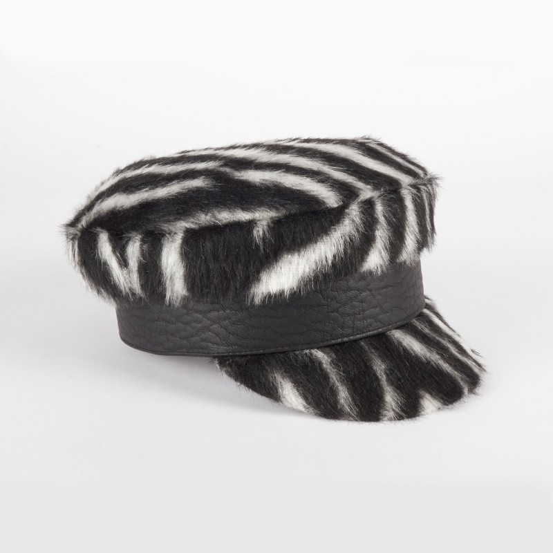 Women’s Zebra Print Captain Hat | Complit