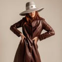 Women’s Wide Brim Hat with Gold Eyelets | Complit
