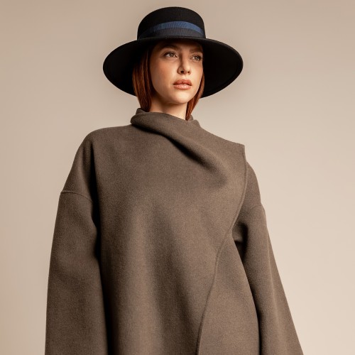 Cappello da donna invernale con doppio nastro
