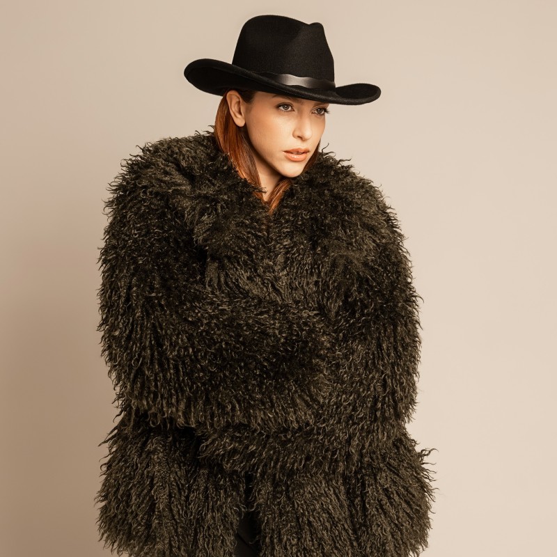 Cappello cowboy da donna con fibbia western