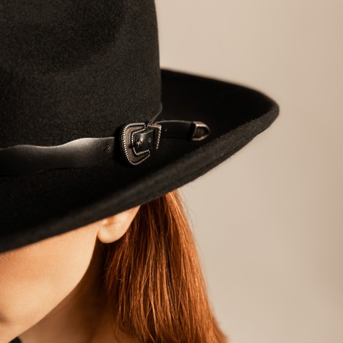 Cappello cowboy da donna con fibbia western 2