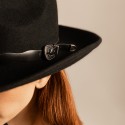 Cappello cowboy da donna con fibbia western