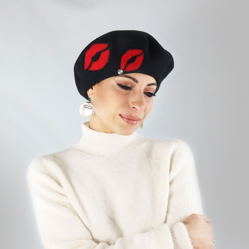 Basco cappello in lana con baci | Complit